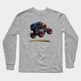 Cartoon Monster Truck Long Sleeve T-Shirt